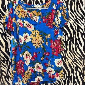 Multicolored umgee blouse. Only worn a couple of times!